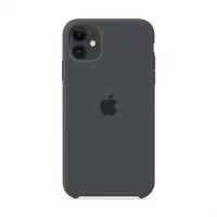 Силиконовый чехол Apple Silicone Case Charcoal Grey для iPhone 11